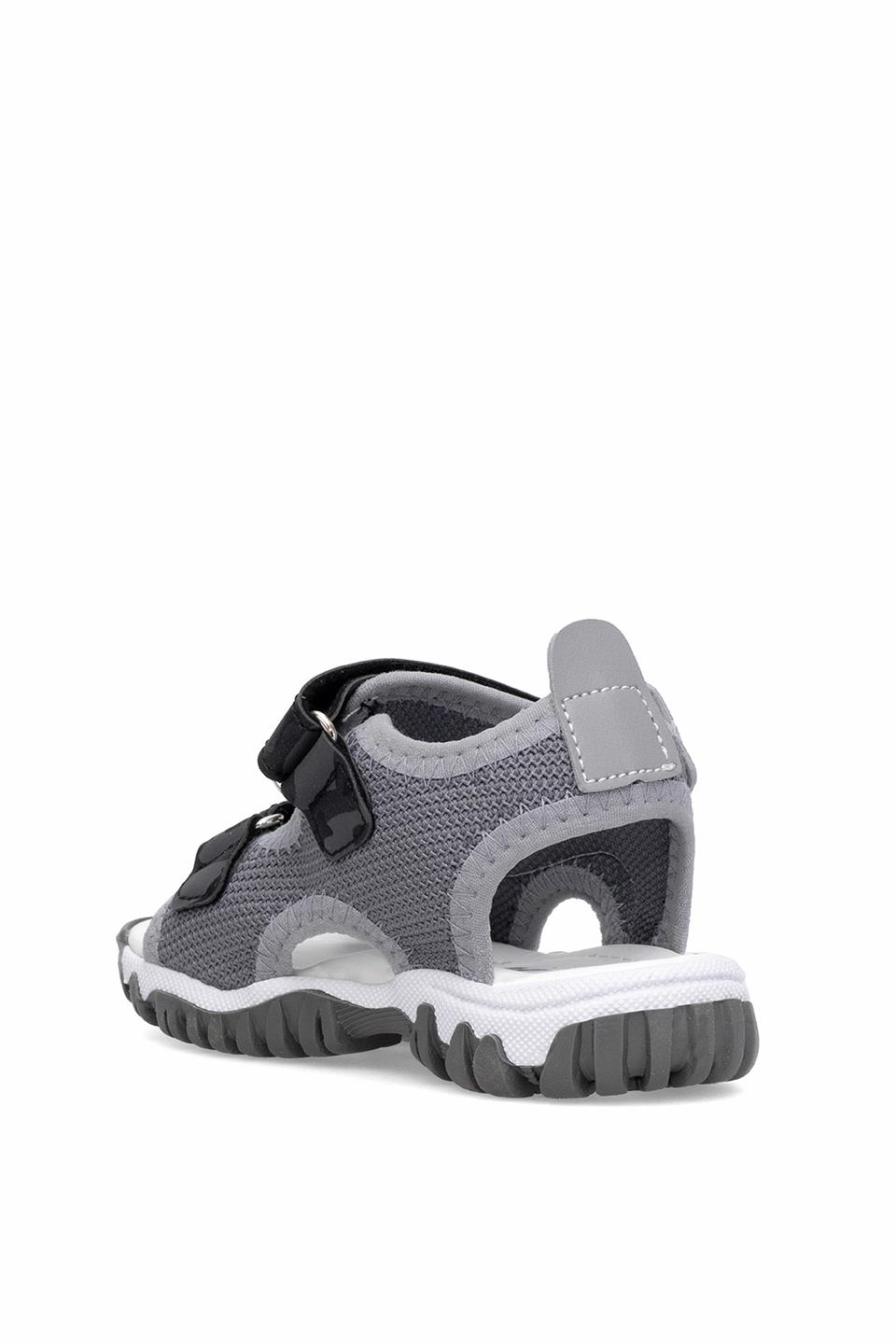 Elit ŞA-B-022-25Y Bebe Erkek Çocuk Düz Sandalet Gri