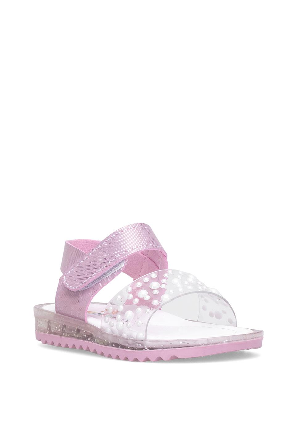 Elit ŞA-B-036-25Y Bebe Kız Çocuk Düz Sandalet Pembe