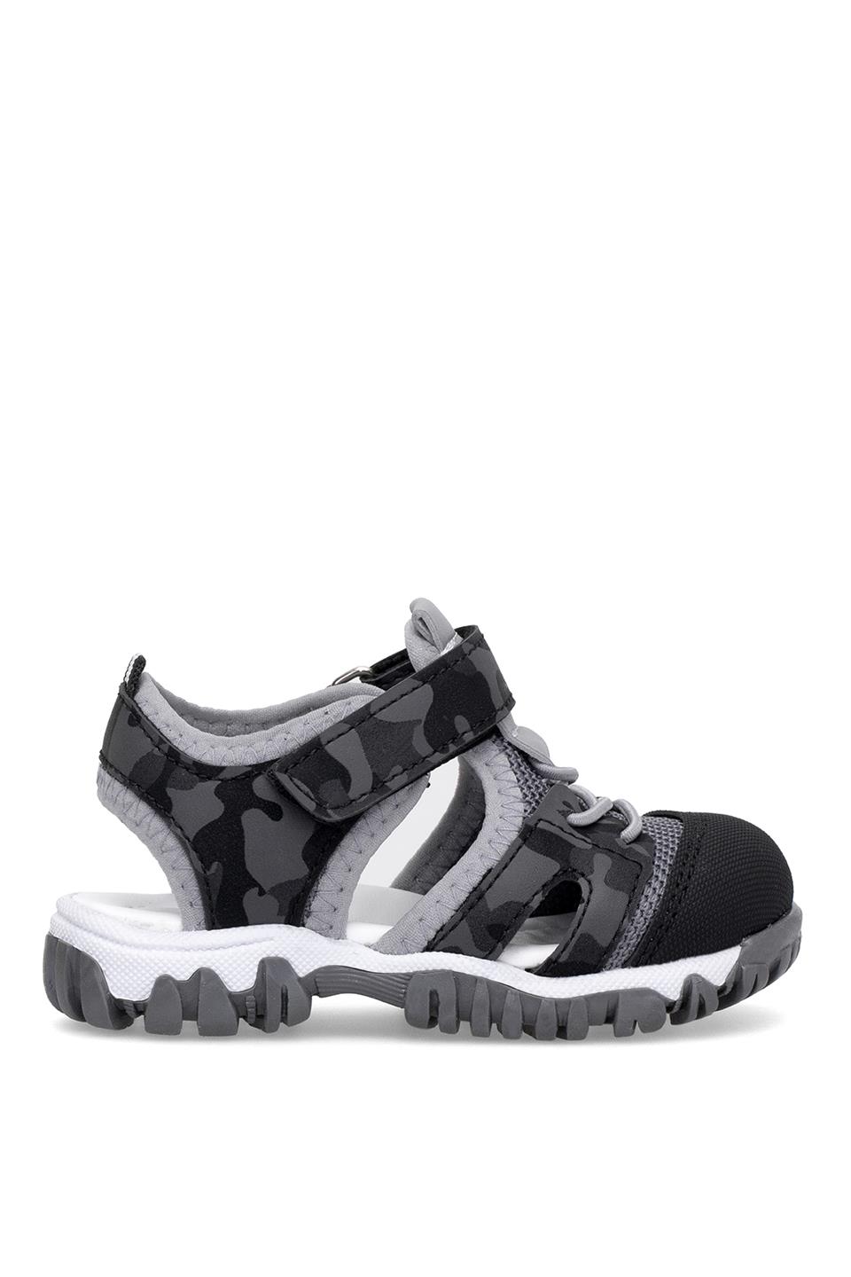 Elit ŞA-B-041-25Y Bebe Erkek Çocuk Düz Sandalet Siyah