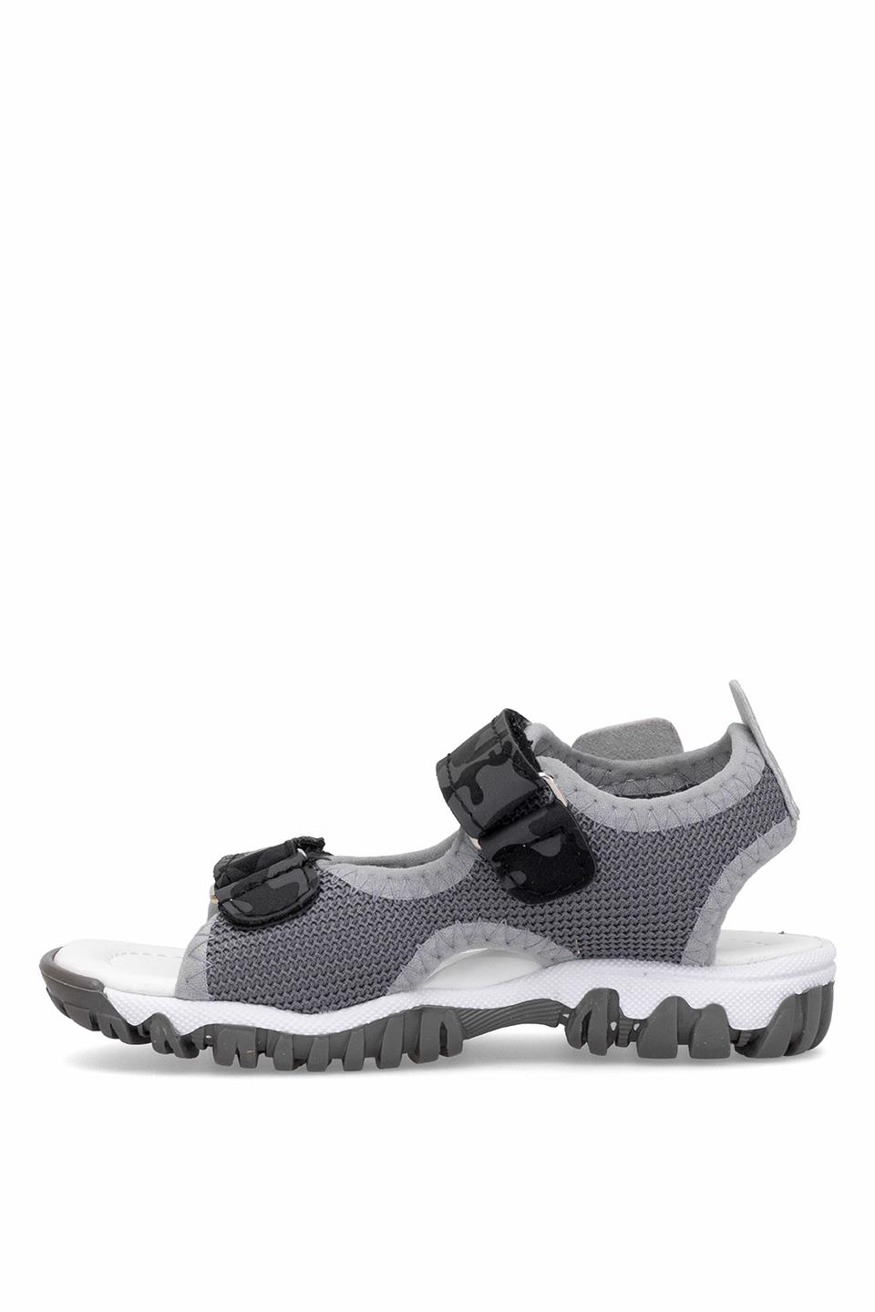 Elit ŞA-P-022-25Y Patik Erkek Çocuk Düz Sandalet Gri