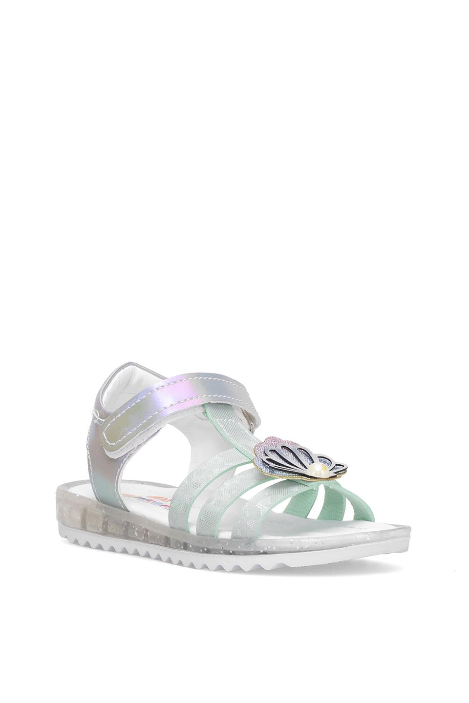 Elit ŞA-P-034-25Y Patik Kız Çocuk Düz Sandalet Yeşil