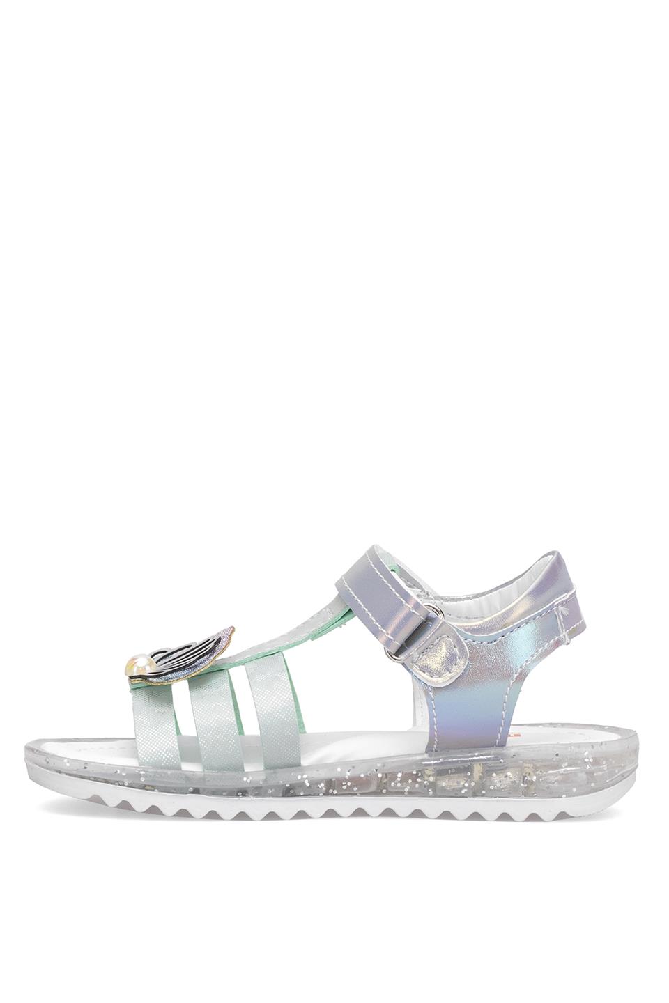 Elit ŞA-P-034-25Y Patik Kız Çocuk Düz Sandalet Yeşil