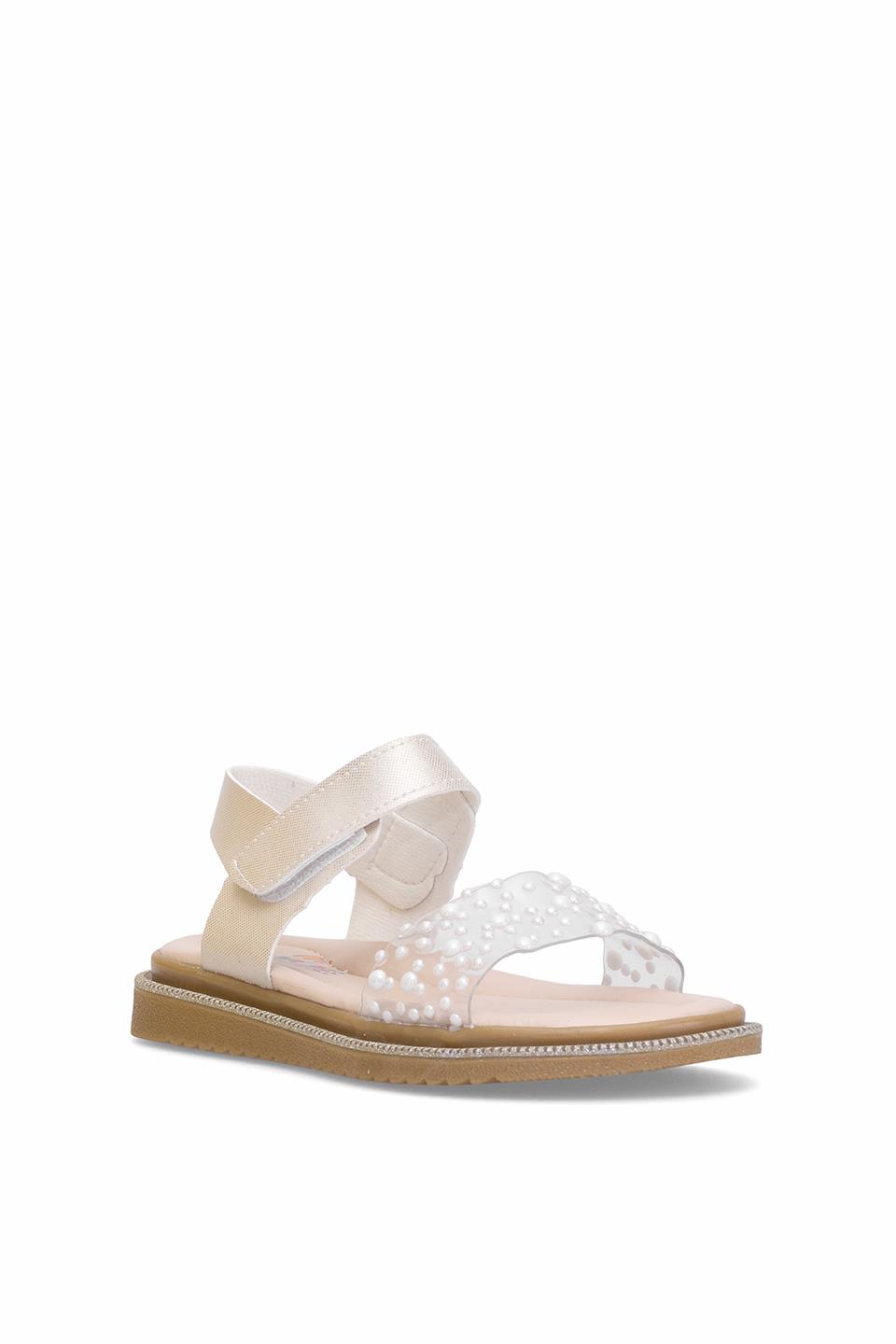 Elit ŞA-P-036-25Y Patik Kız Çocuk Düz Sandalet Sedef