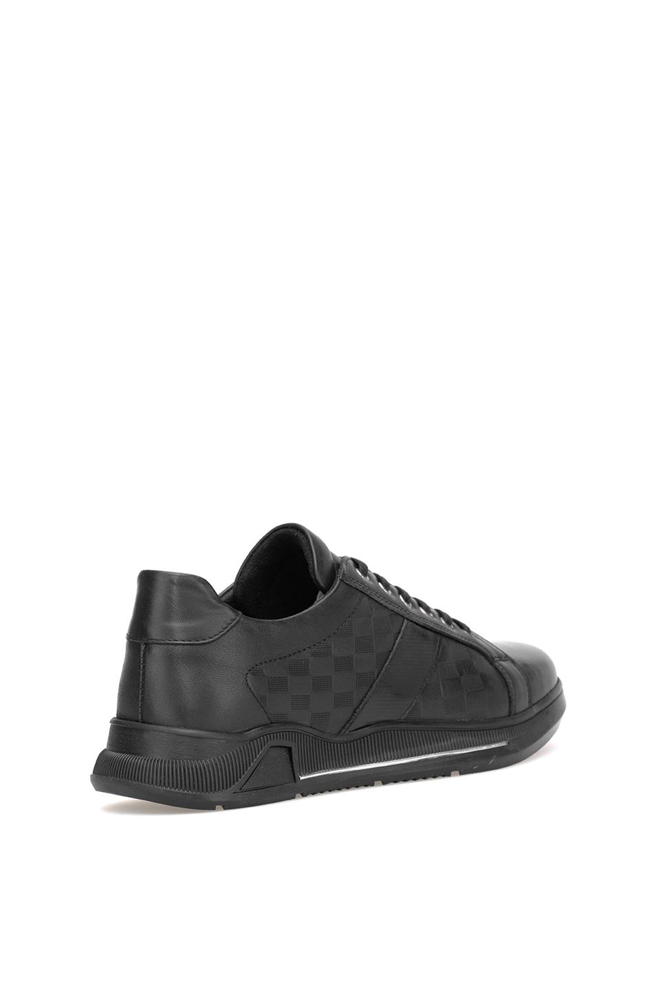 Elit SLBDR9055 Erkek Hakiki Deri Casual Ayakkabı Siyah