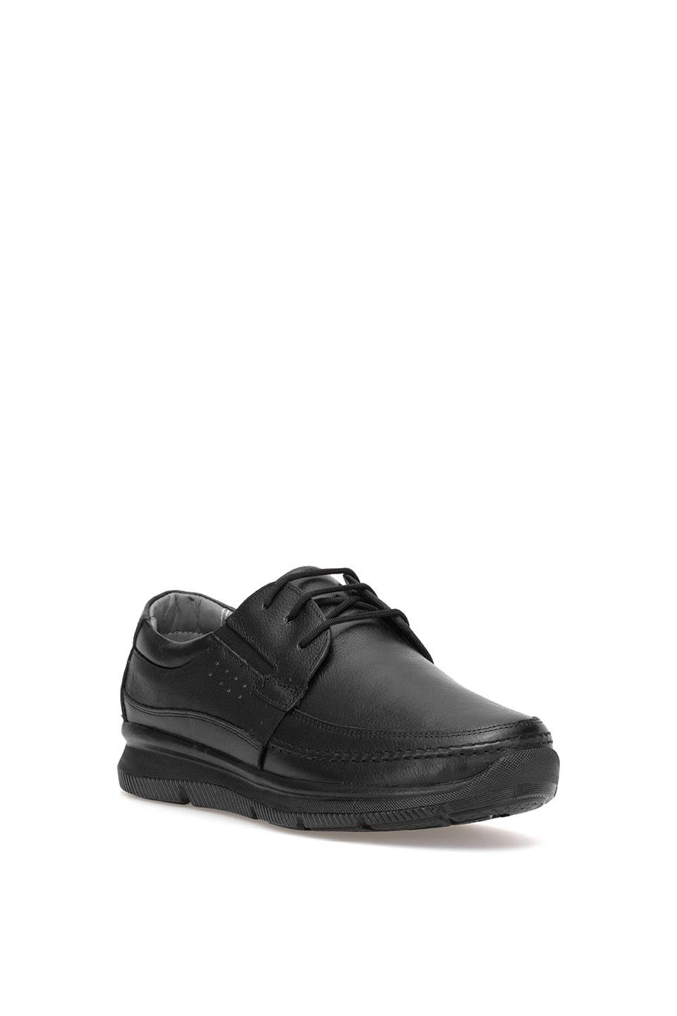 Elit SLBERL01 Erkek Hakiki Deri Casual Ayakkabı Siyah