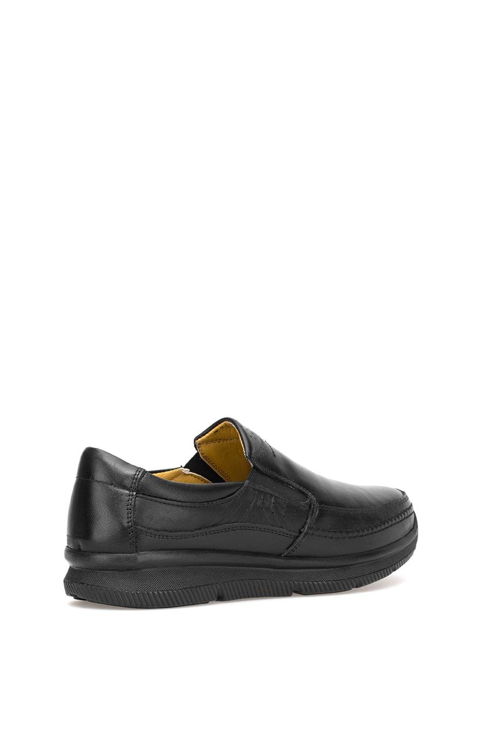 Elit SLBMSN01 Erkek Hakiki Deri Casual Ayakkabı Siyah