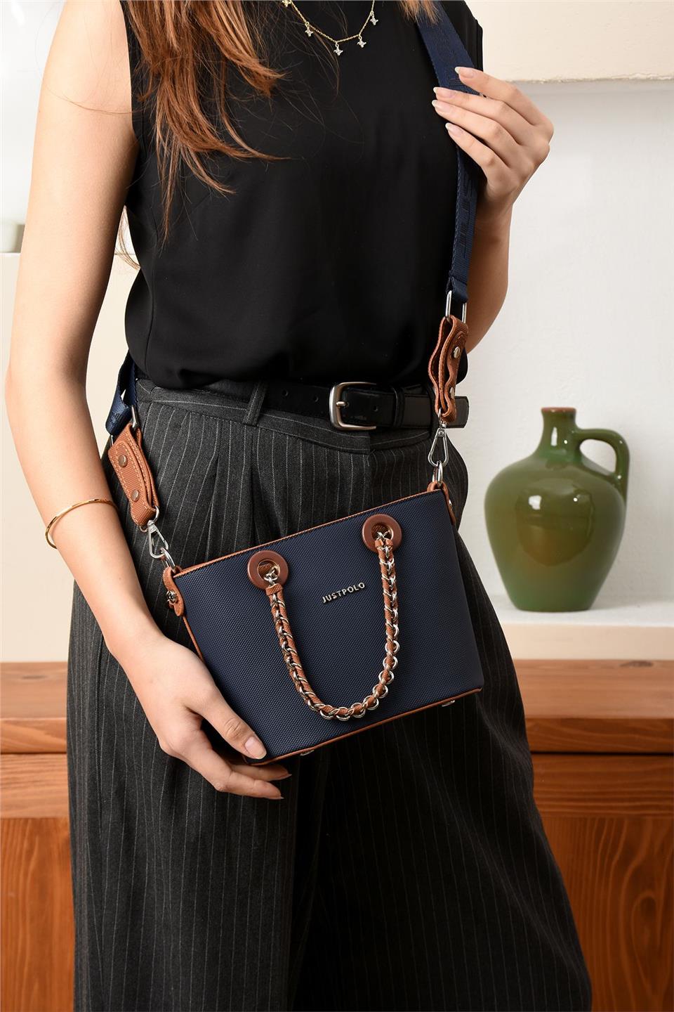 Elit SLH6054 Kadın El Çantası Lacivert