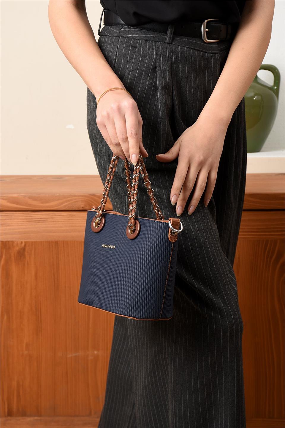 Elit SLH6054 Kadın El Çantası Lacivert