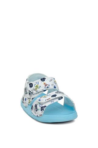 Elit SY016 Patik Erkek Çocuk Düz Sandalet Mavi