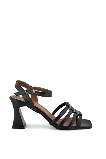 Elit ThFls07C Kadın Topuklu Ayakkabı Siyah