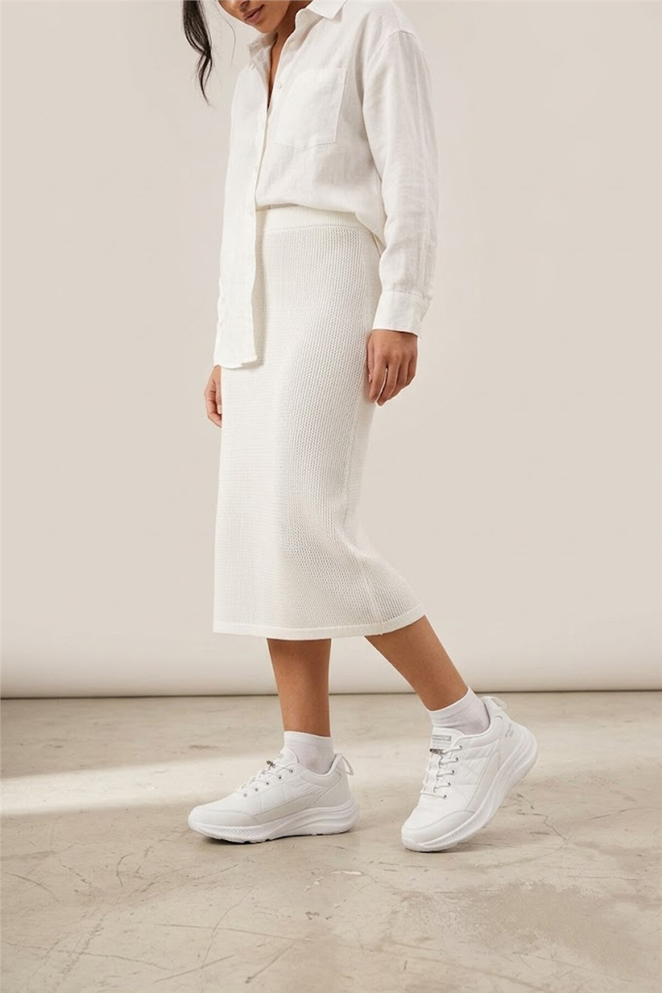 Elit YSCPX9113 Kadın Klasik Sneaker Beyaz