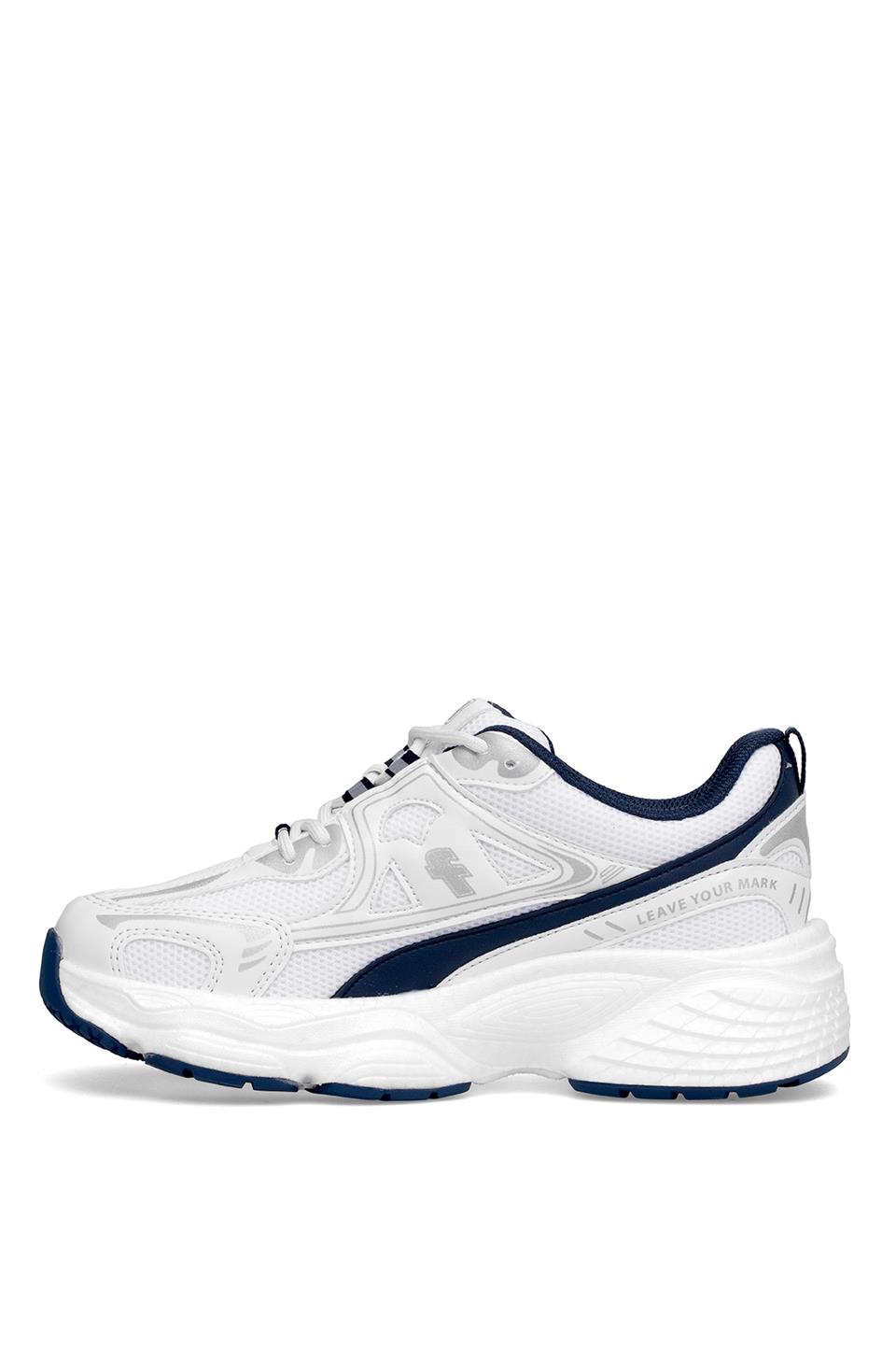 Elit YSFLT329 Kadın Klasik Sneaker Beyaz - Lacivert