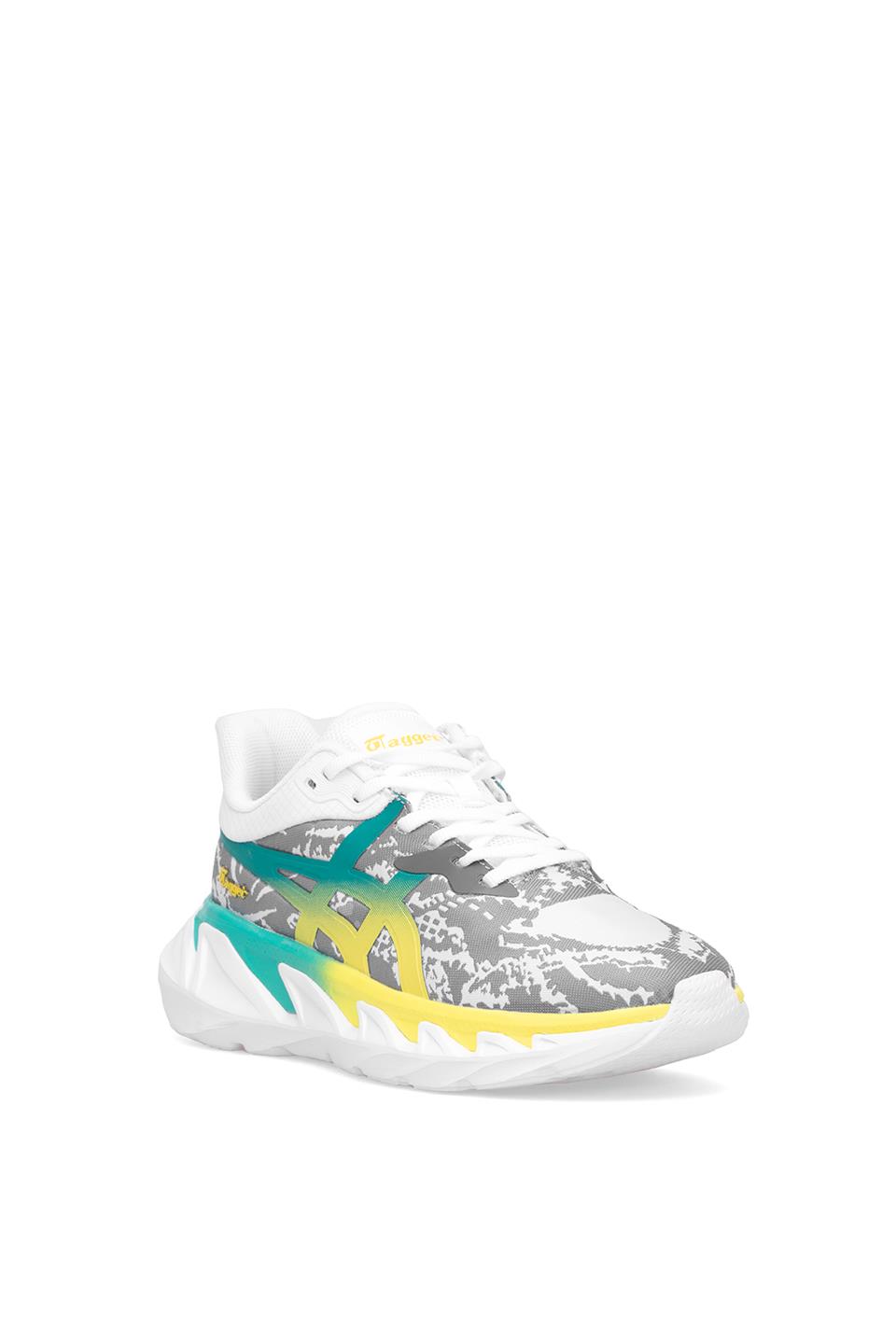 eTayger E-1703 Erkek Casual Klasik Sneaker Beyaz - Gri