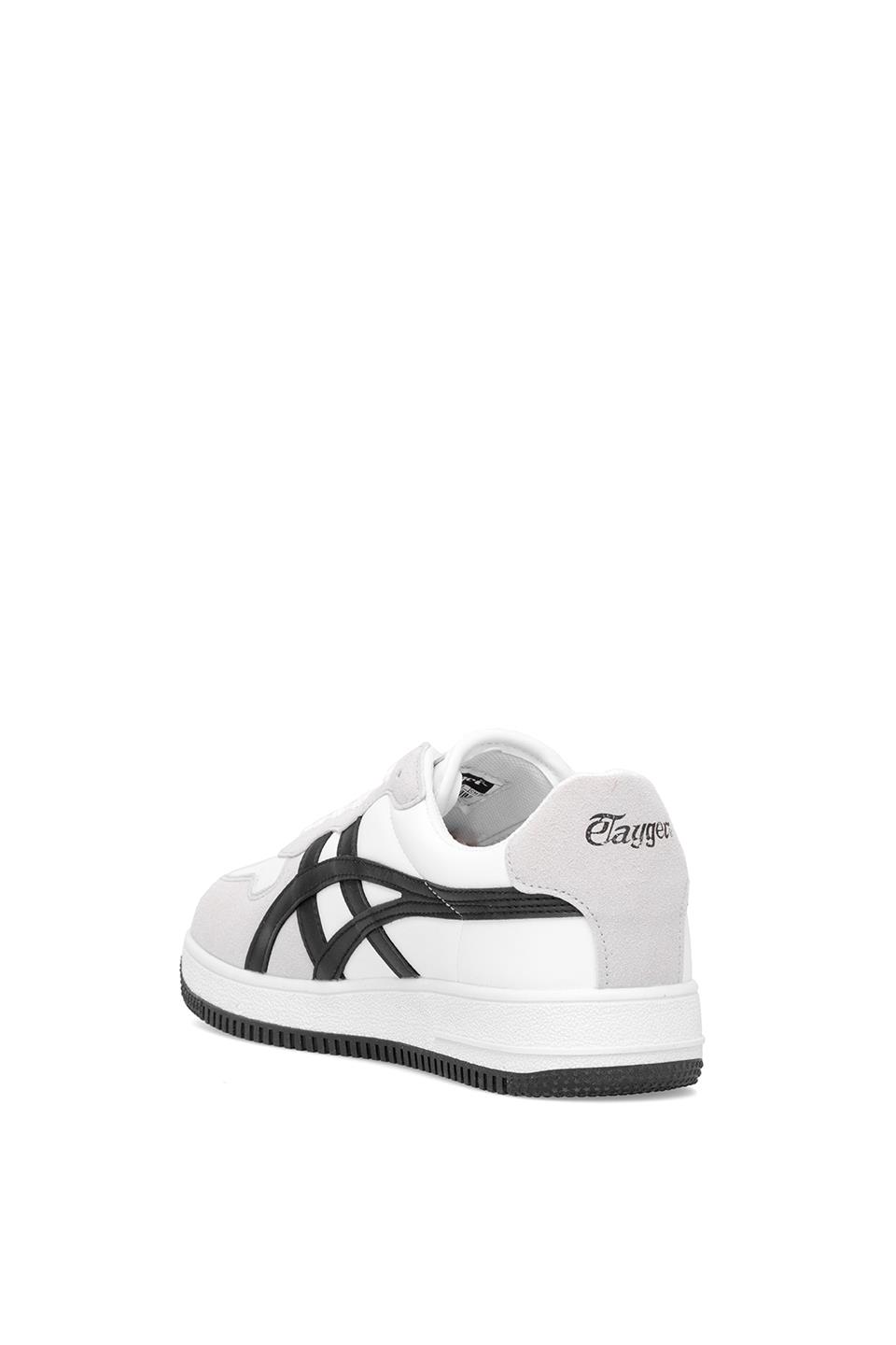 eTayger E-3085 Garson Casual Klasik Sneaker Beyaz - Siyah