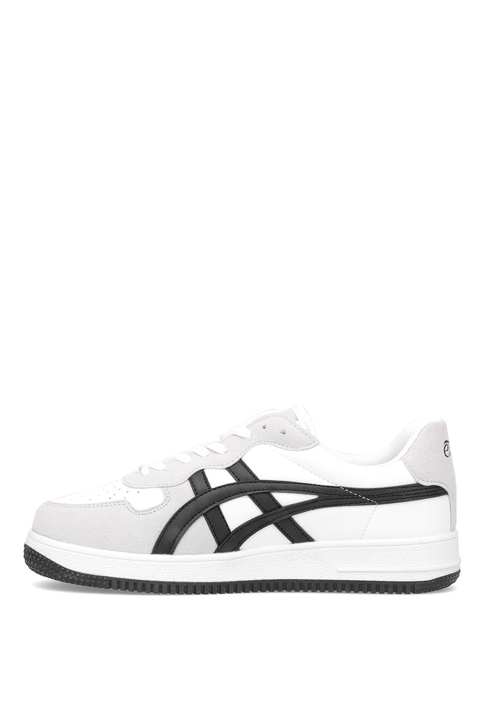 eTayger E-3085 Garson Casual Klasik Sneaker Beyaz - Siyah