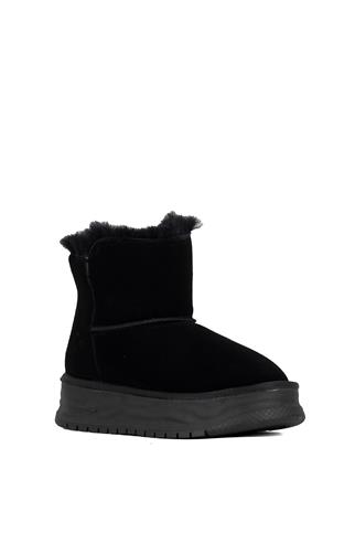 Guja 24K156-2 Kadın Düz Bot Siyah