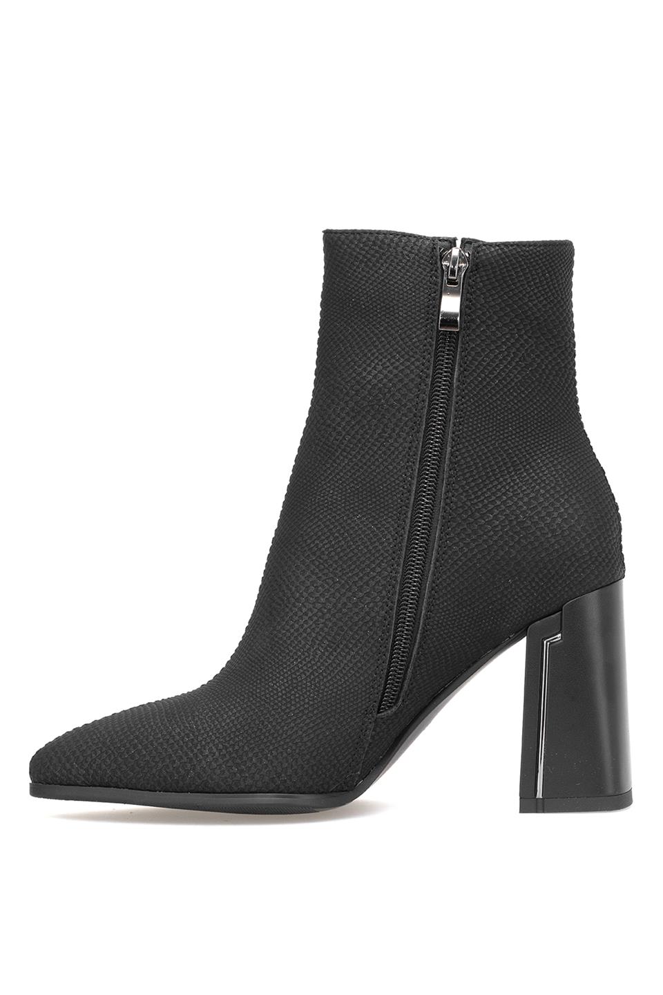 Guja 25K137 Kadın Topuklu Bot Siyah