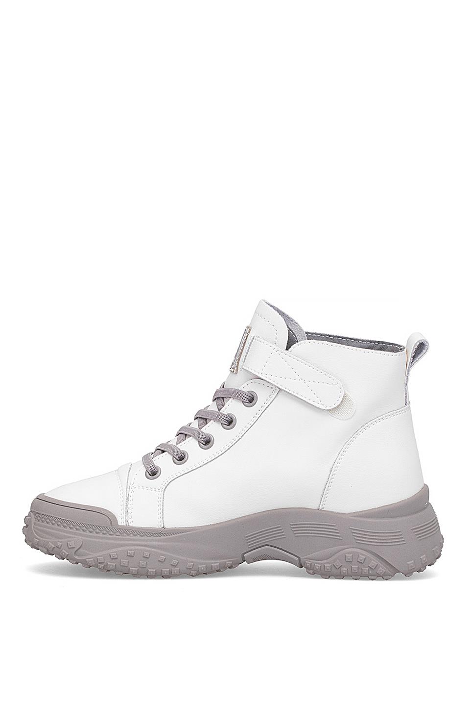 Guja 25K310-5 Kadın Hakiki Deri Sneaker Bot Gri