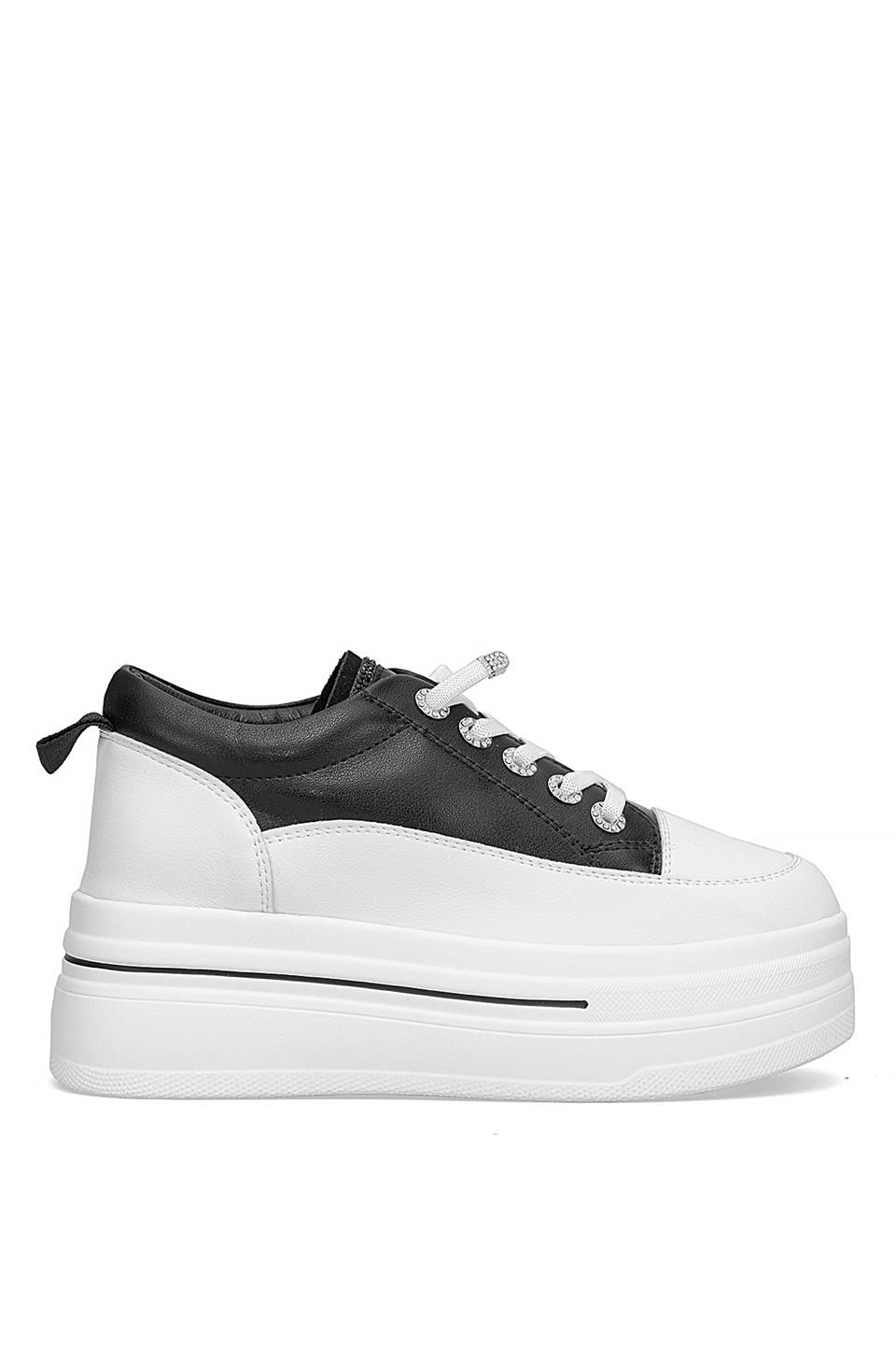 Guja 25K313 Kadın Hakiki Deri Klasik Sneaker Siyah