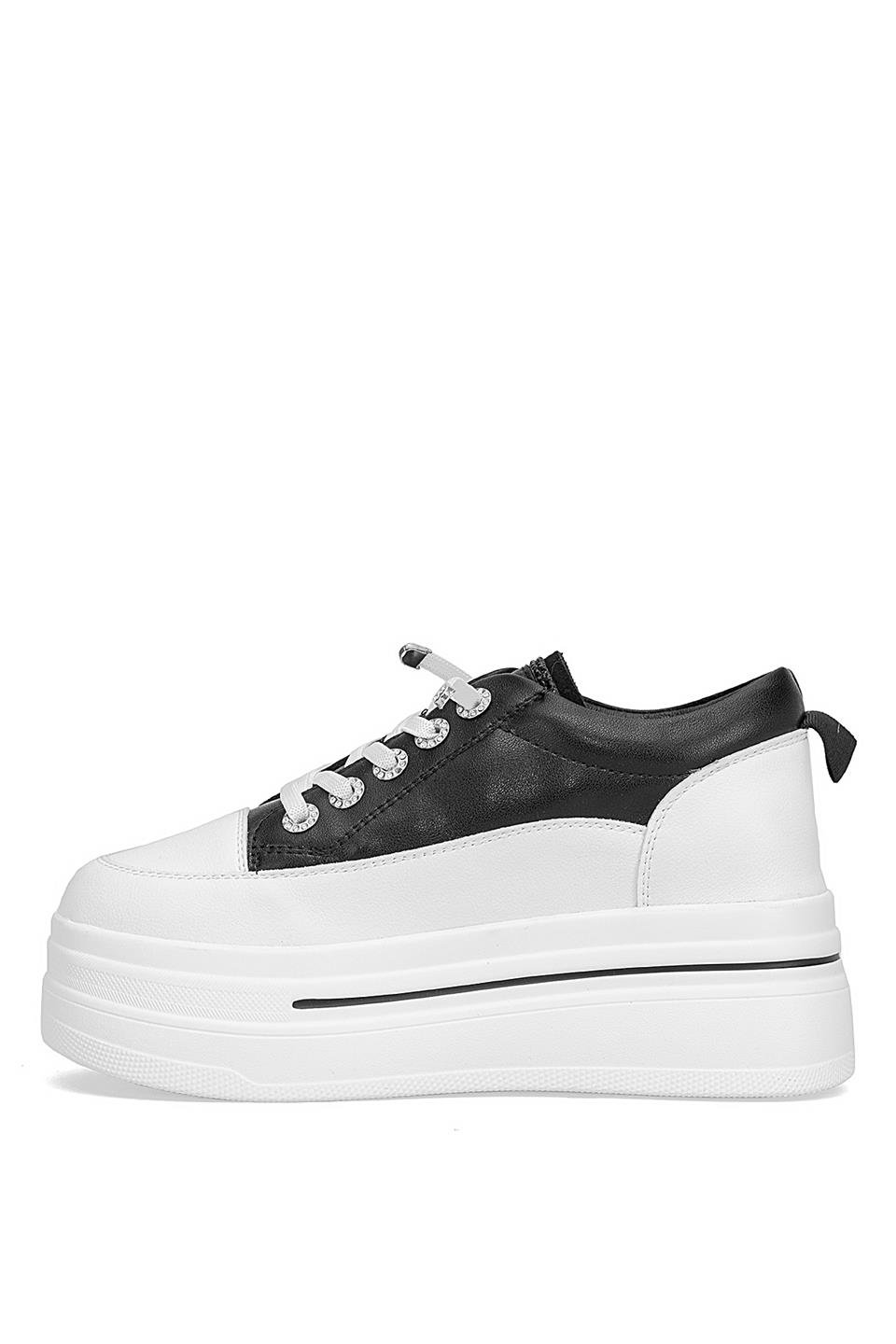 Guja 25K313 Kadın Hakiki Deri Klasik Sneaker Siyah