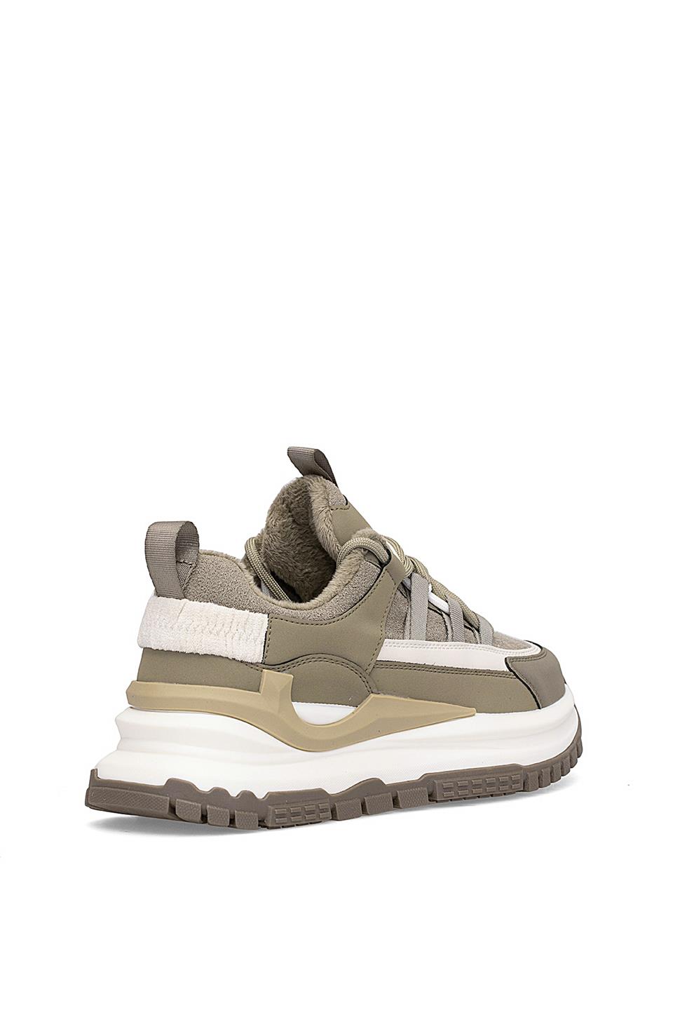 Guja 25K331 Kadın Hakiki Deri Klasik Sneaker Yeşil