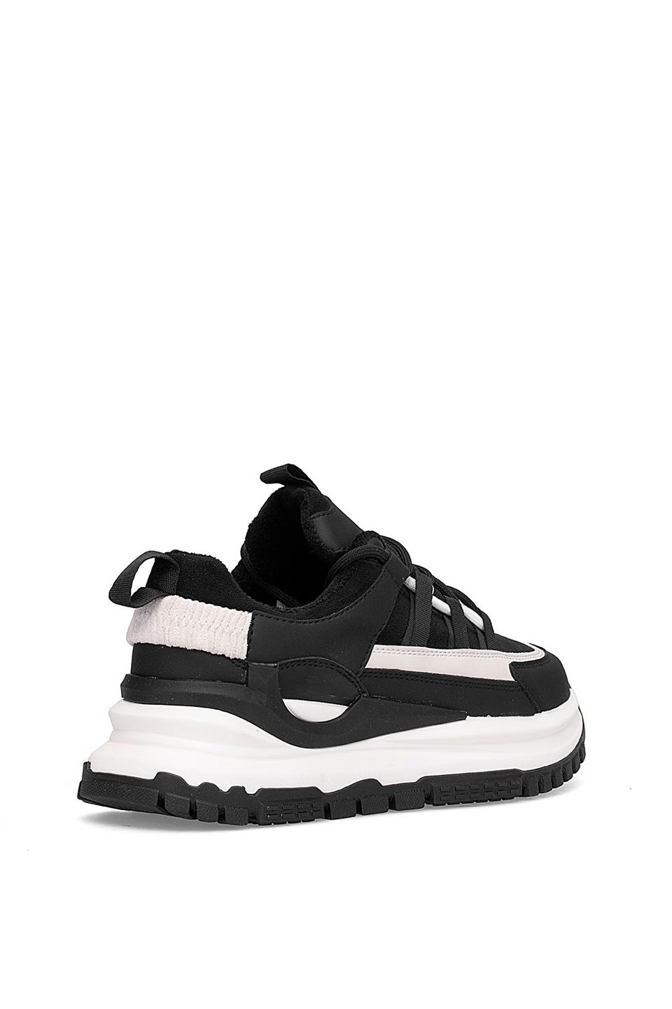 Guja 25K331 Kadın Hakiki Deri Klasik Sneaker Siyah