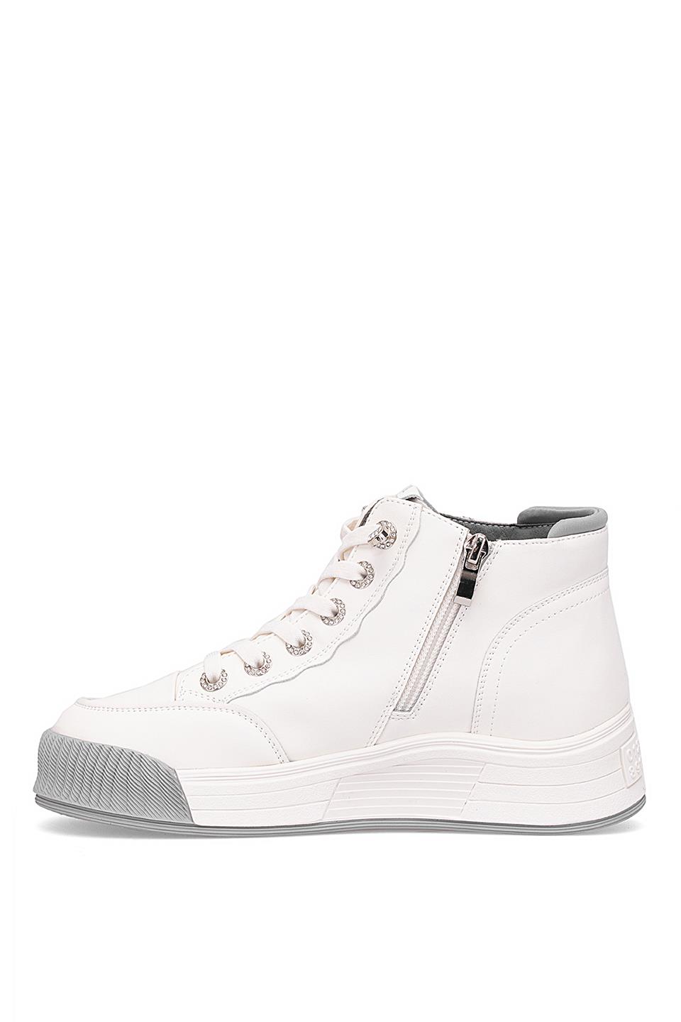 Guja 25K334 Kadın Hakiki Deri Sneaker Bot Gri