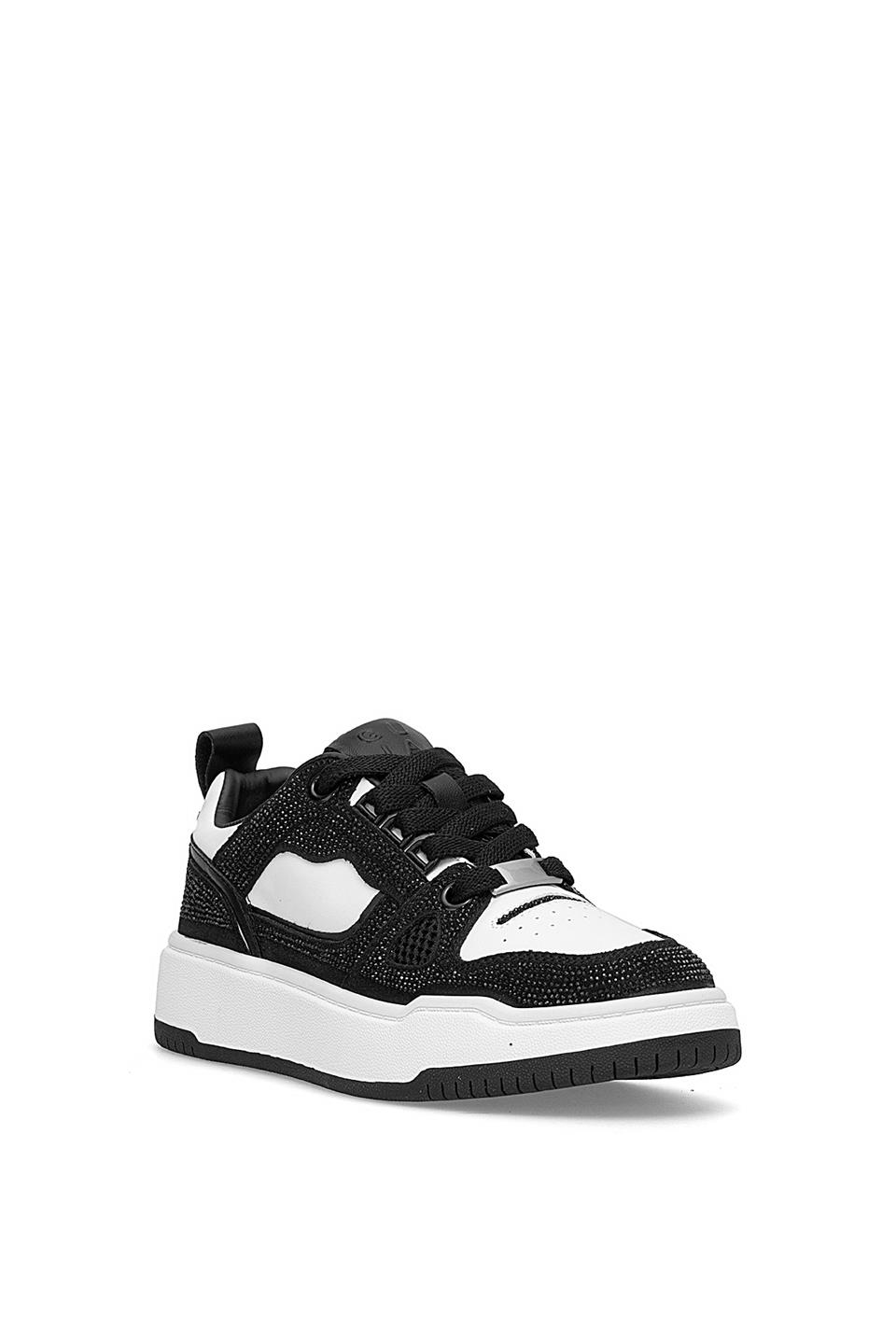 Guja 25K359-4 Kadın Hakiki Deri Klasik Sneaker Siyah