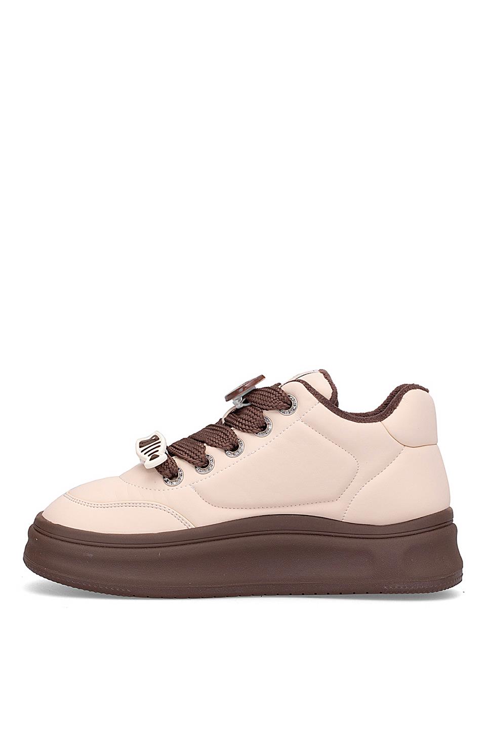 Guja 25K421 Kadın Hakiki Deri Klasik Sneaker Kahverengi