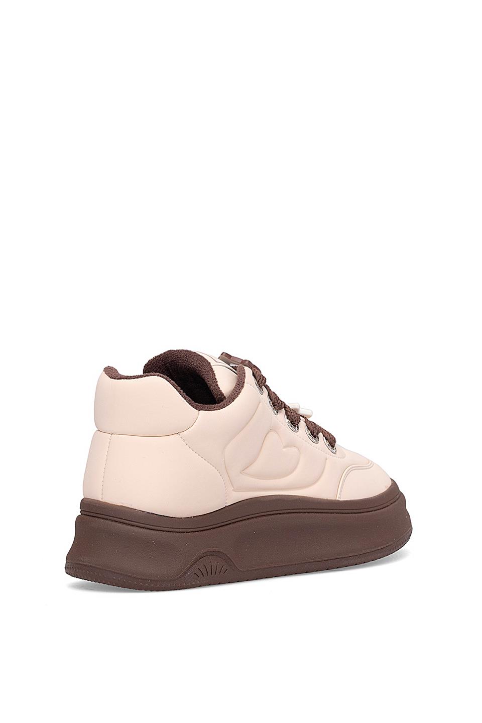 Guja 25K421 Kadın Hakiki Deri Klasik Sneaker Kahverengi