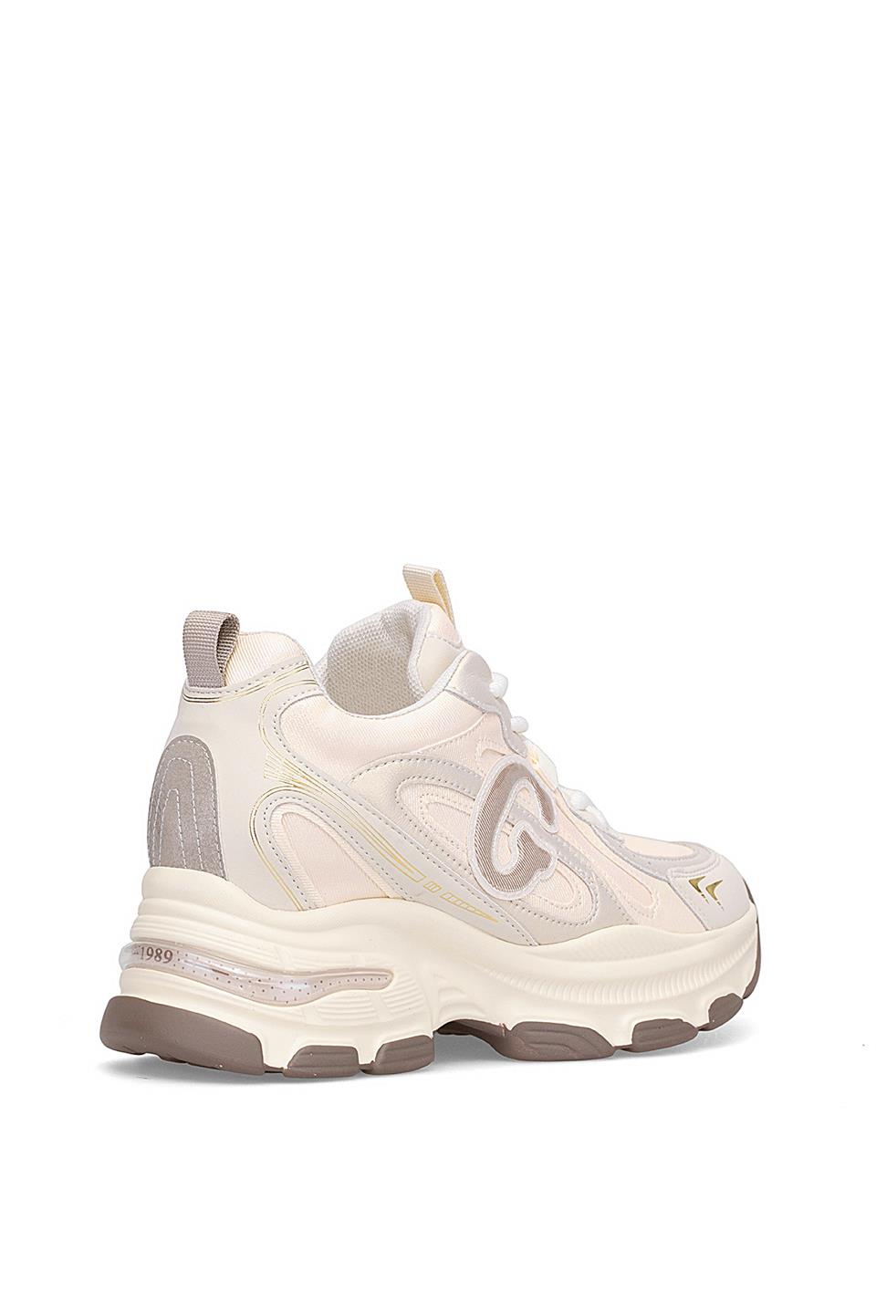 Guja 25K450 Kadın Hakiki Deri Klasik Sneaker Bej