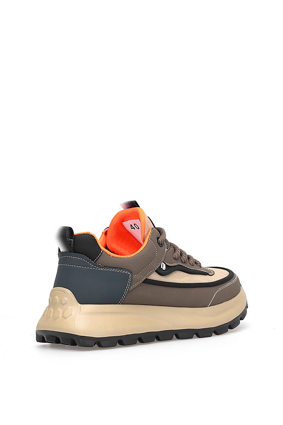 Guja 25K501-1 Erkek Hakiki Deri Sneaker Kahverengi