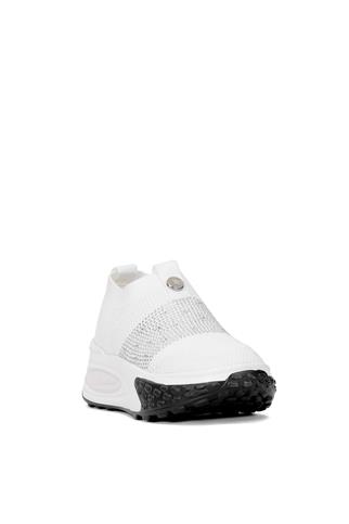 Guja 25Y305-4 Kadın Taşlı Yürüyüş Ayakkabısı Beyaz