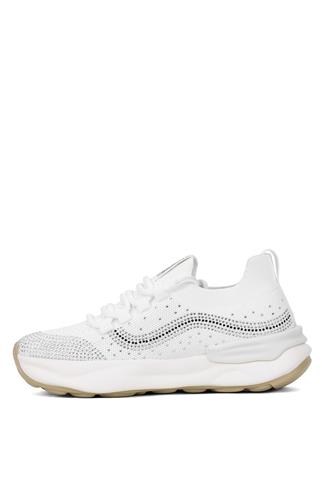 Guja 25Y310-4 Kadın Taşlı Yürüyüş Ayakkabısı Beyaz