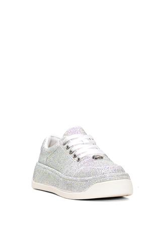 Guja 25Y451-10 Kadın Taşlı Casual Ayakkabı Beyaz