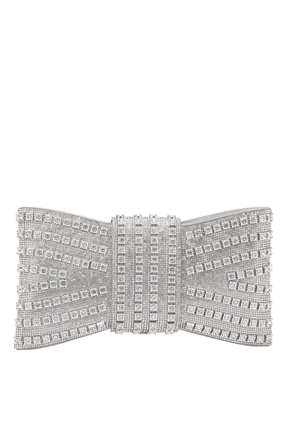 Guja 25YG591 Kadın Taşlı Abiye Çanta Gümüş