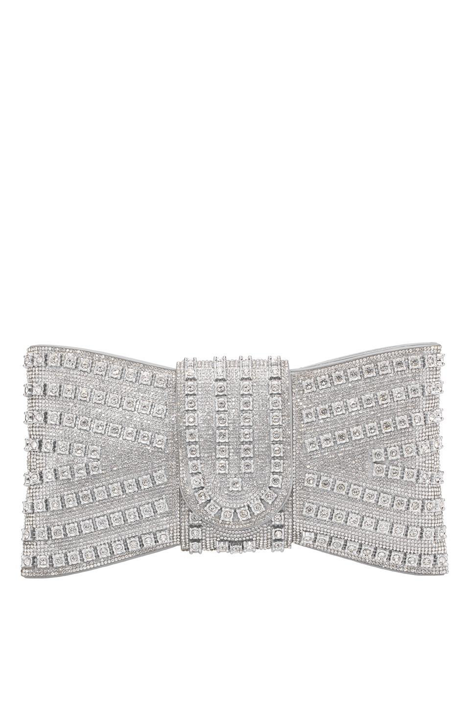 Guja 25YG591 Kadın Taşlı Abiye Çanta Gümüş