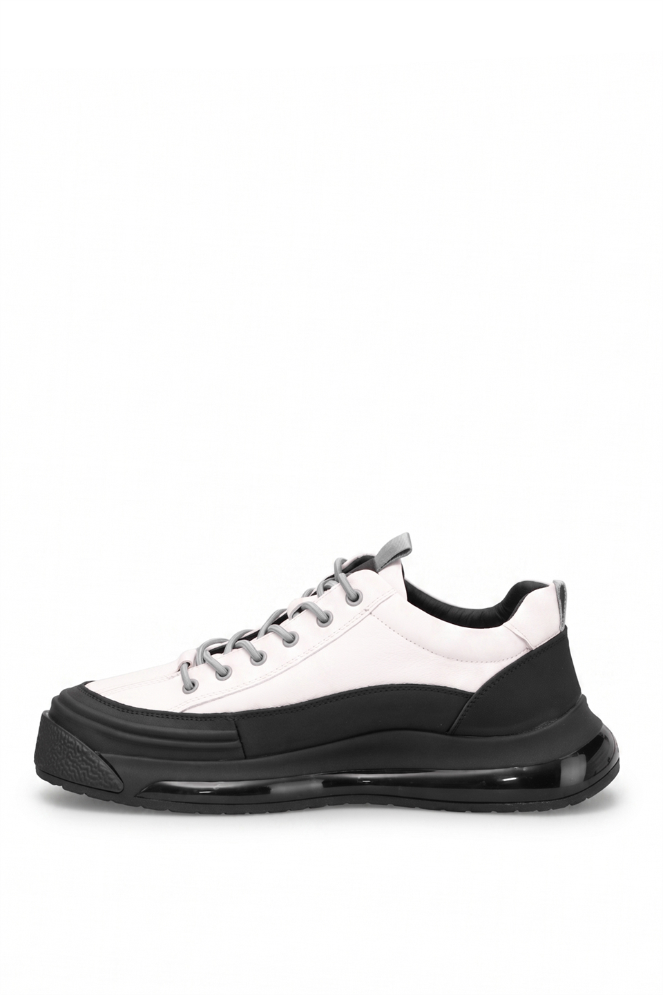 Guja 26BLG500-1 Erkek Hakiki Deri Klasik Sneaker Beyaz