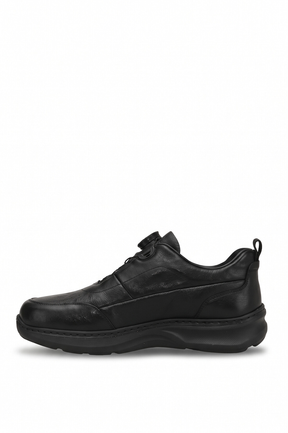 Guja 26BLG5411 Erkek Hakiki Deri Klasik Sneaker Siyah