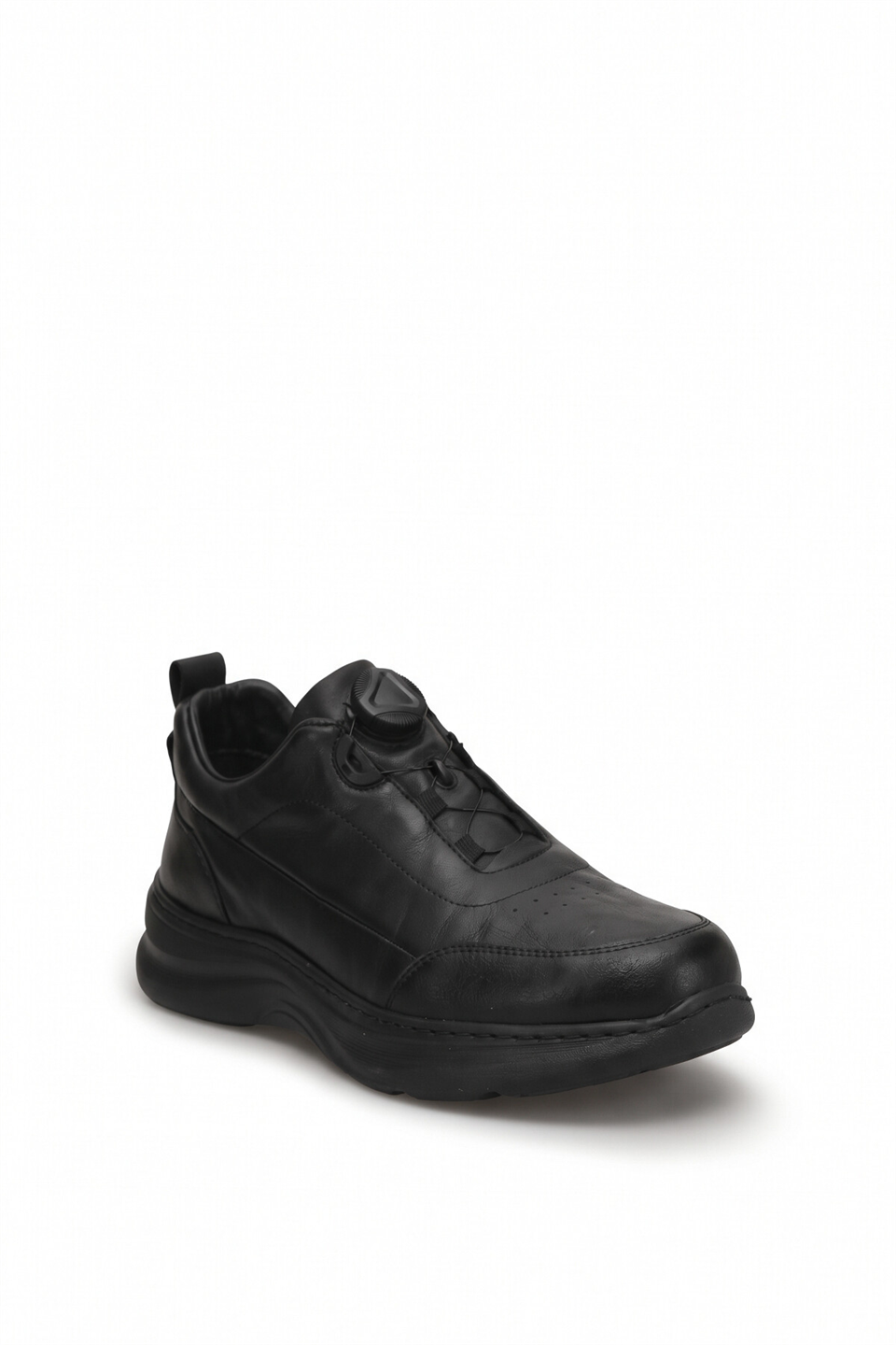 Guja 26BLG5411 Erkek Hakiki Deri Klasik Sneaker Siyah