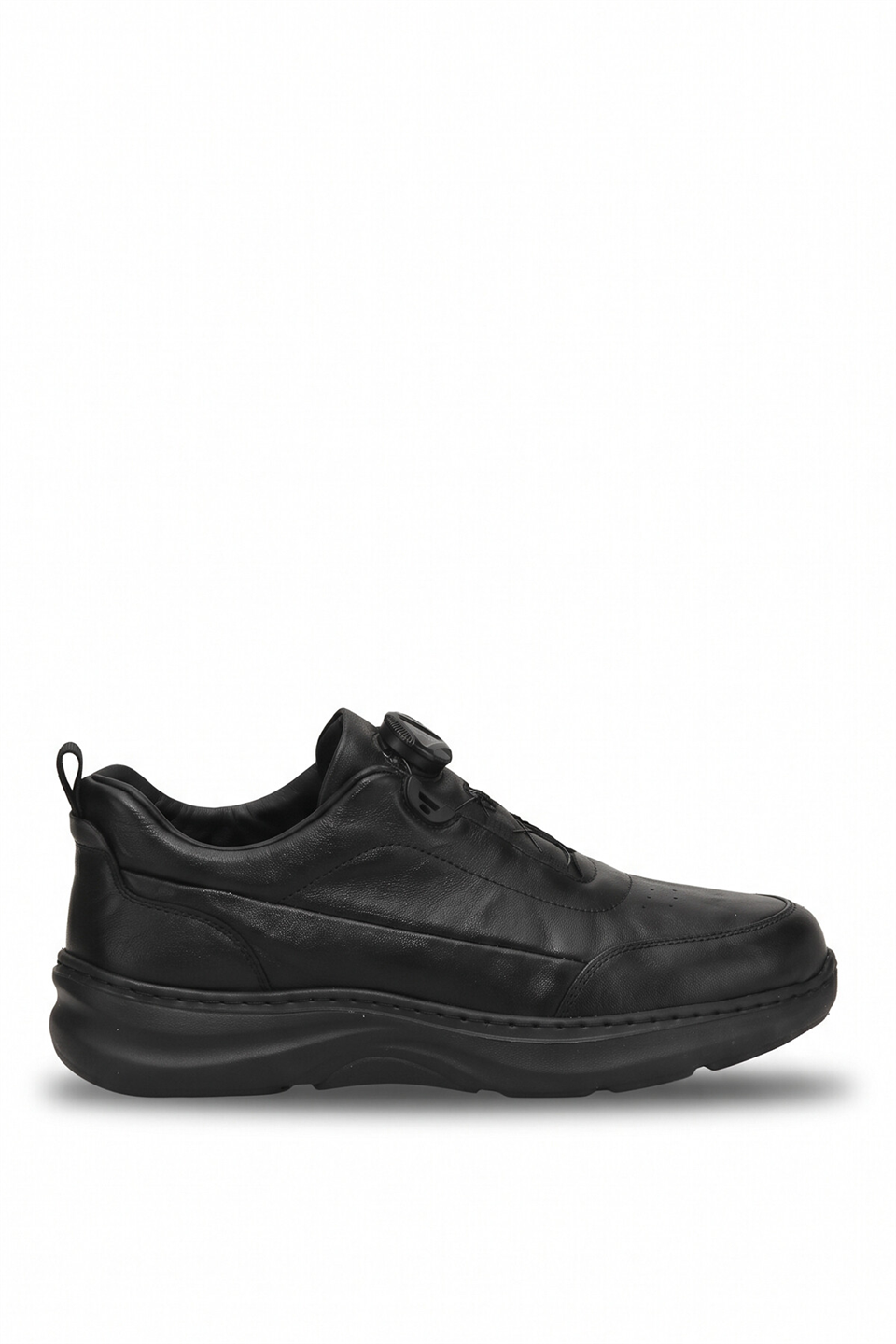 Guja 26BLG541-1 Erkek Hakiki Deri Klasik Sneaker Siyah