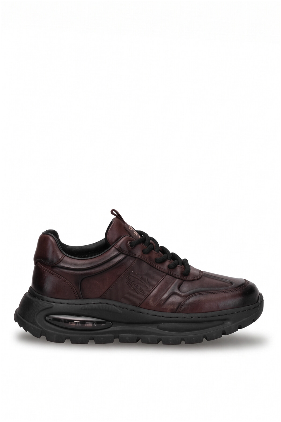 Guja 26BLG548-1 Erkek Hakiki Deri Klasik Sneaker Kahve