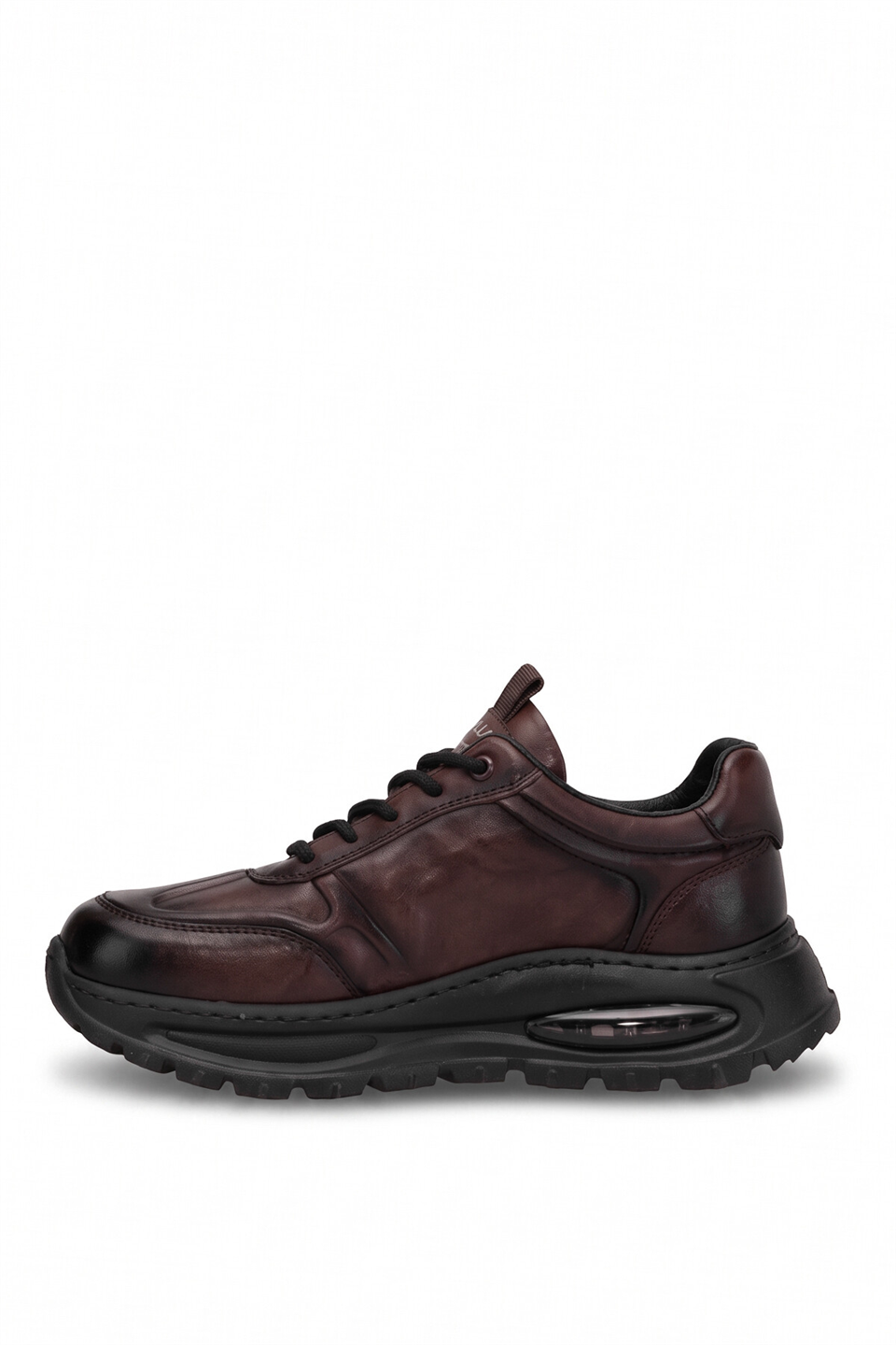 Guja 26BLG548-1 Erkek Hakiki Deri Klasik Sneaker Kahve