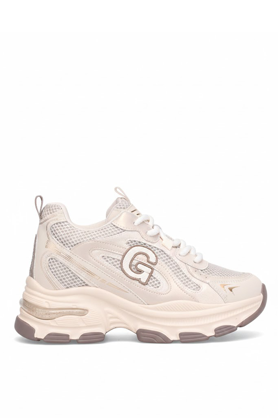 Guja 26Y323 Kadın Klasik Sneaker Bej