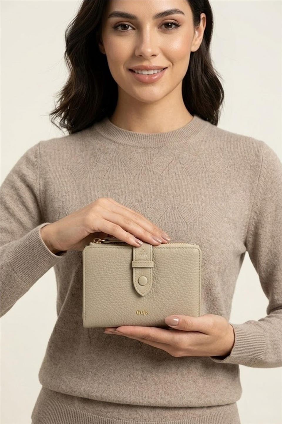 Guja 26YC2006 Kadın Cüzdan Bej