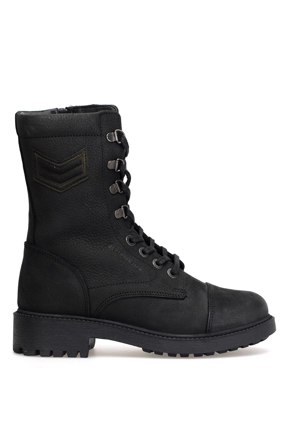 Hammer Jack 102 18354-Z Kadın Hakiki Deri Klasik Bot Siyah