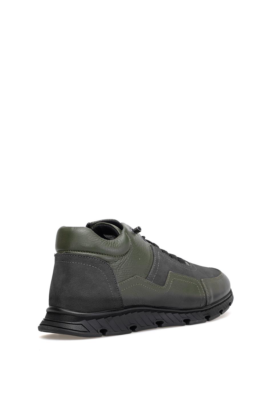 Hammer Jack 102 20625-M Palma Erkek Hakiki Deri Düz Bot Haki