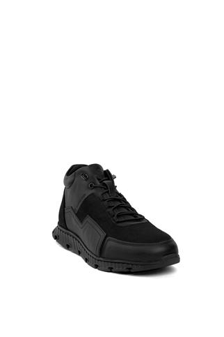 Hammer Jack 102 20625-M Palma Erkek Hakiki Deri Düz Bot Siyah