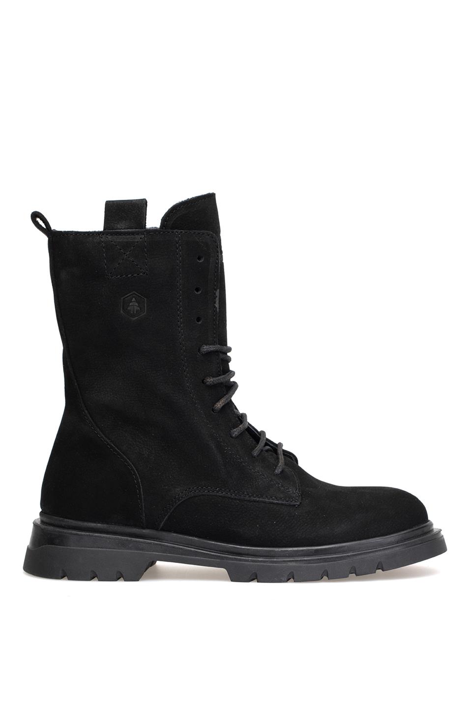 Hammer Jack 102 22730-Z Paulina Kadın Hakiki Deri Klasik Bot Siyah