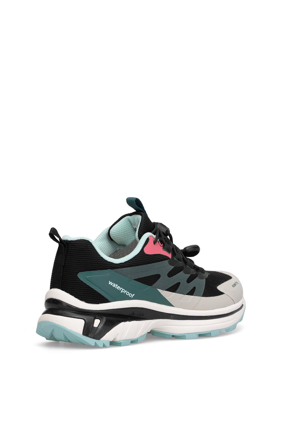 Humtto 850082B Kadın Waterproof Outdoor Ayakkabı Siyah - Yeşil
